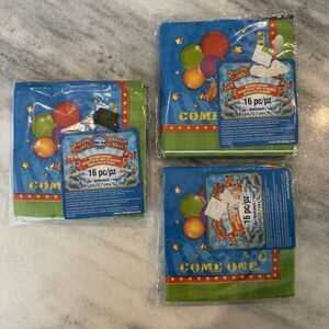 Ringling Brothers Barnum & Bailey Circus Birthday Party Napkins 48ct Cocktail